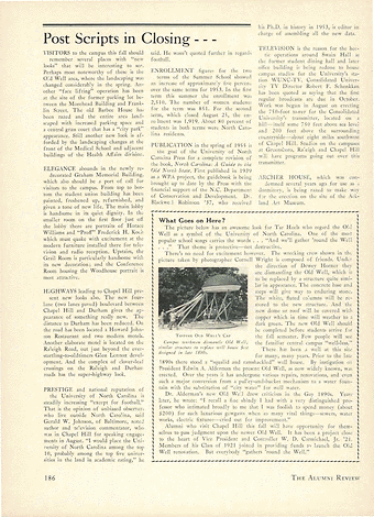 Carolina Alumni Review May 1954 Page 186