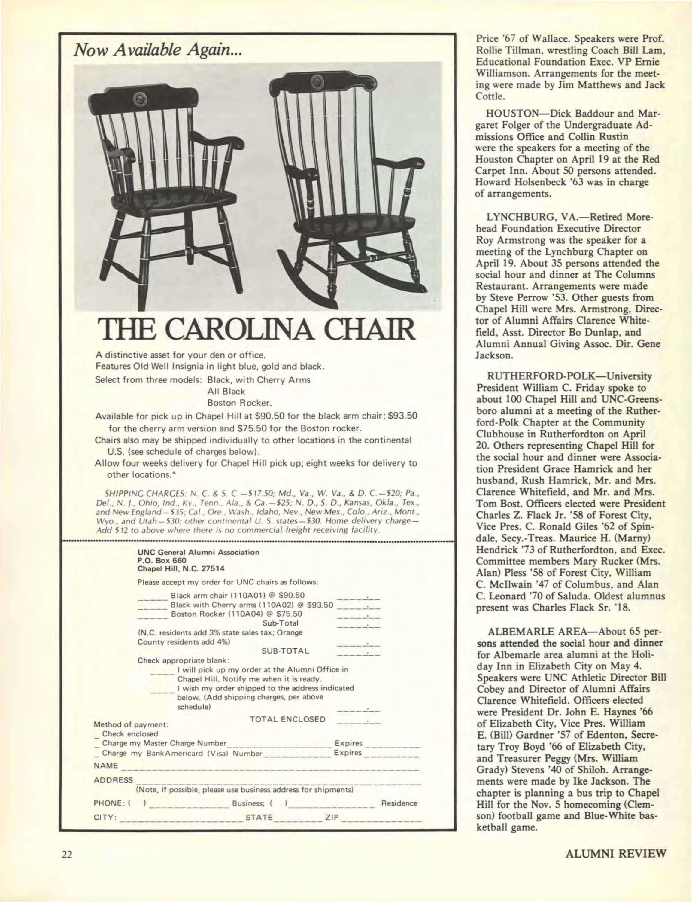 Carolina Alumni Review May 1977 Page C3